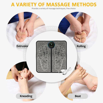 EMS Foot Massager Mat | USB Rechargeable Smart Electric Foot Massage Pad Technology