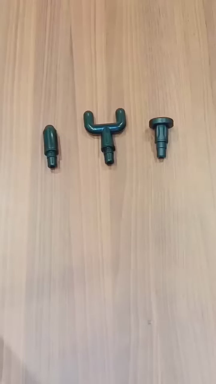 Portable Smart Massage Gun with 4 Massage Heads for Deep Tissue Muscle Recovery